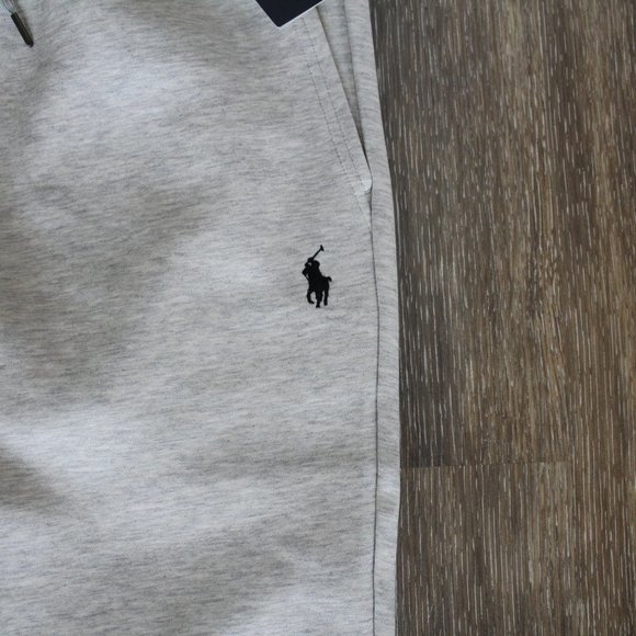 NWT MEN'S POLO RALPH LAUREN DOUBLE‎ KNIT FLEECE JOGGER SWEATAPANTS GRAY - Picture 3 of 6
